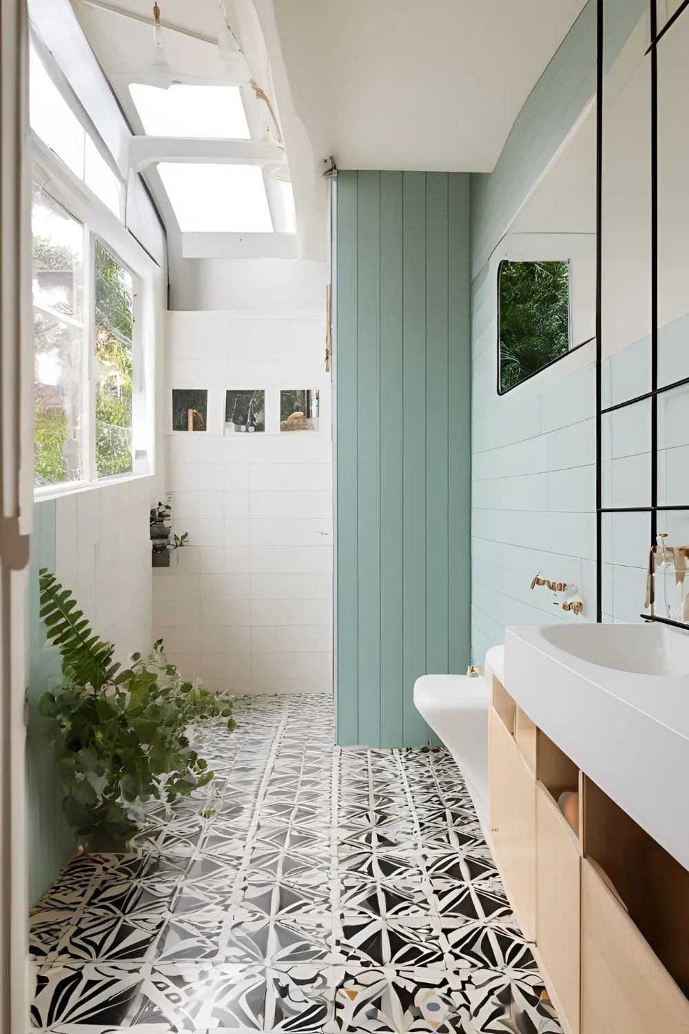Patterned Floor Tiles