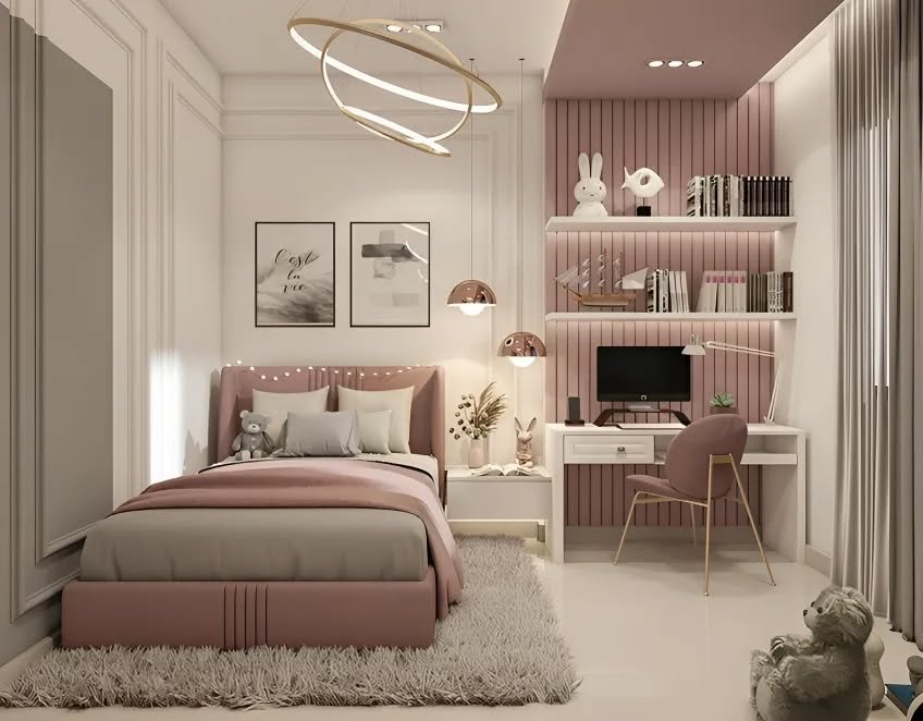 Accent Pieces in small bedroom
