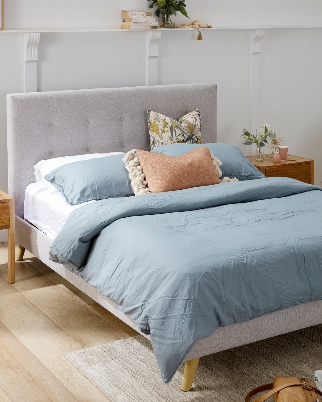 Bed Frame Meets Headboard Adventure