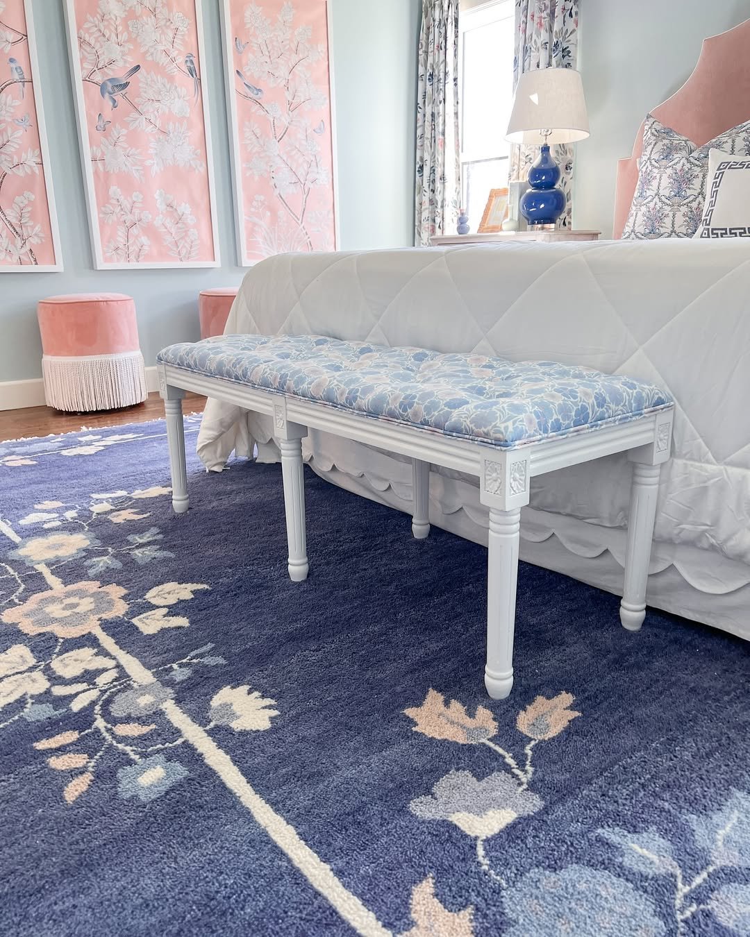 Bench Press for Style in small bedroom