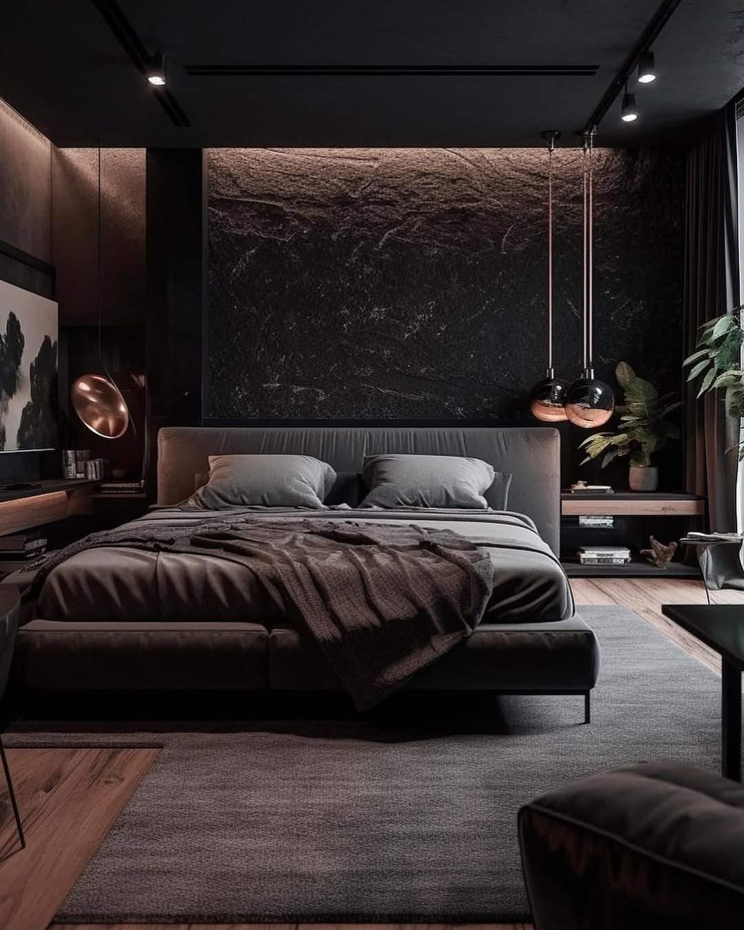 Black Themed Bedroom Ideas for a Luxurious Retreat
