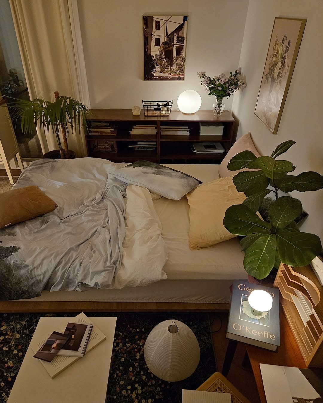 Bookcase Bonanza in Small Bedroom