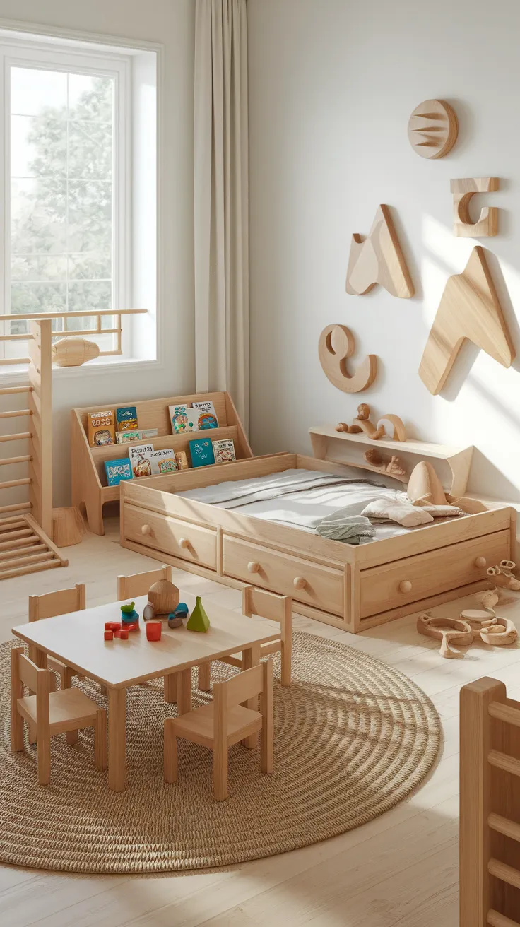 Creative Woodwork for a Montessori-Inspired Room
