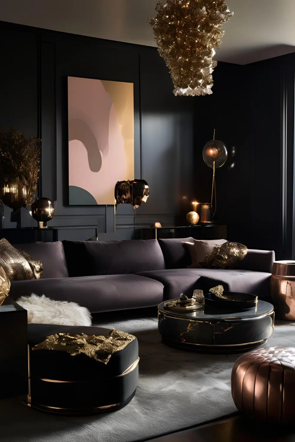 Metallic accents
