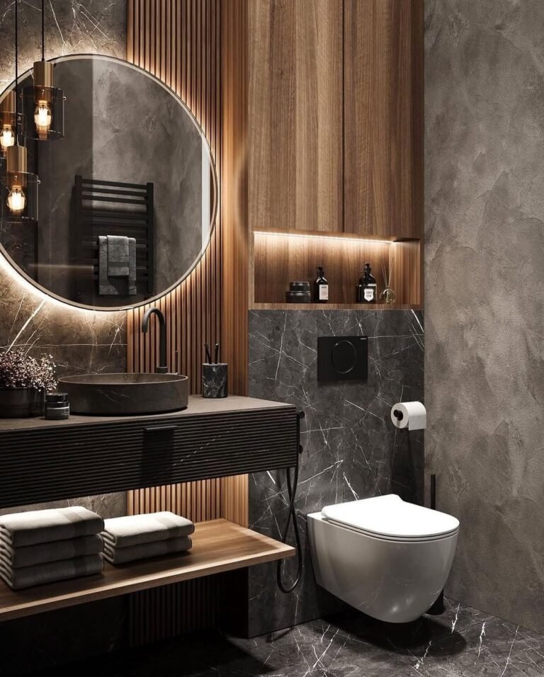 Organic Modern Bathroom Decor Ideas