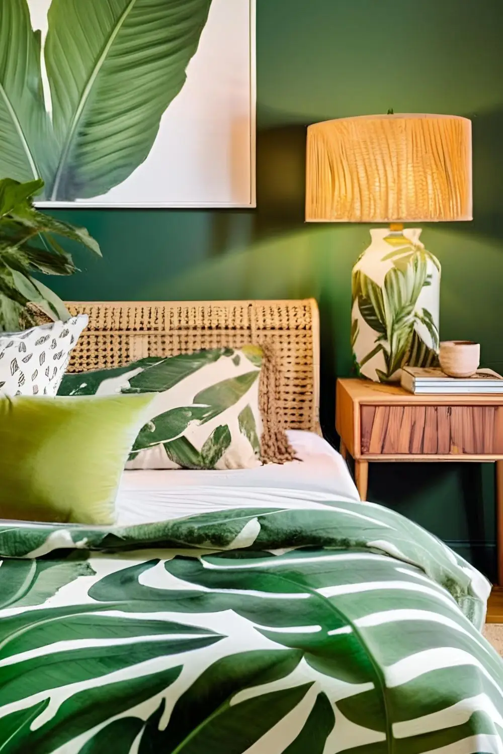 Nature-Inspired Green Boho Style Bedroom Ideas