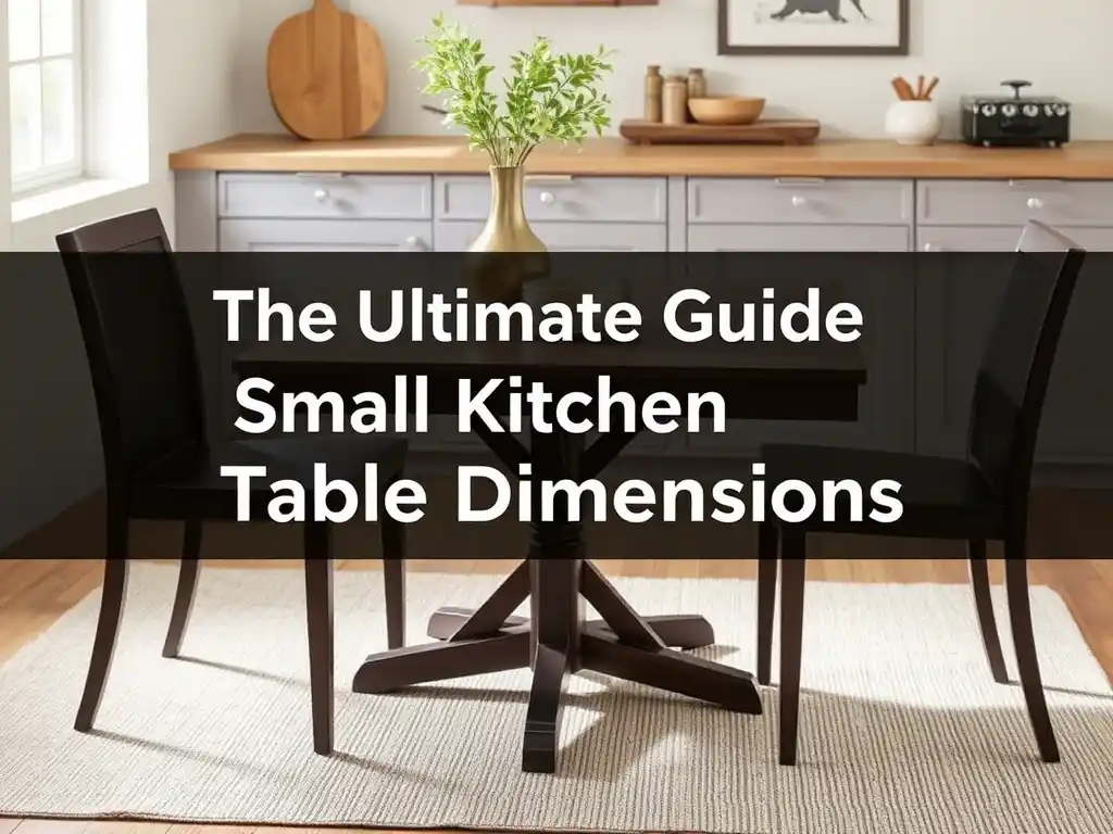 The Ultimate Guide for Small Kitchen Table Dimensions