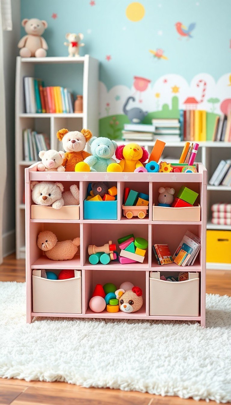 Toy Organizer for Kids Bedroom