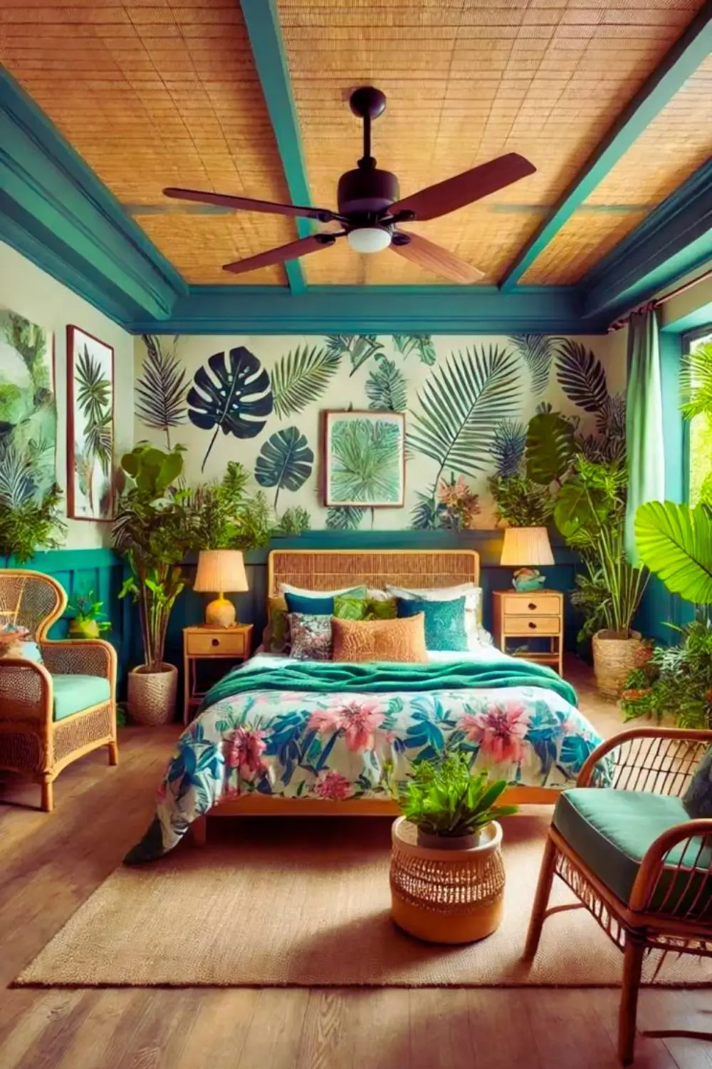 Nature-Inspired Green Boho Style Bedroom Ideas