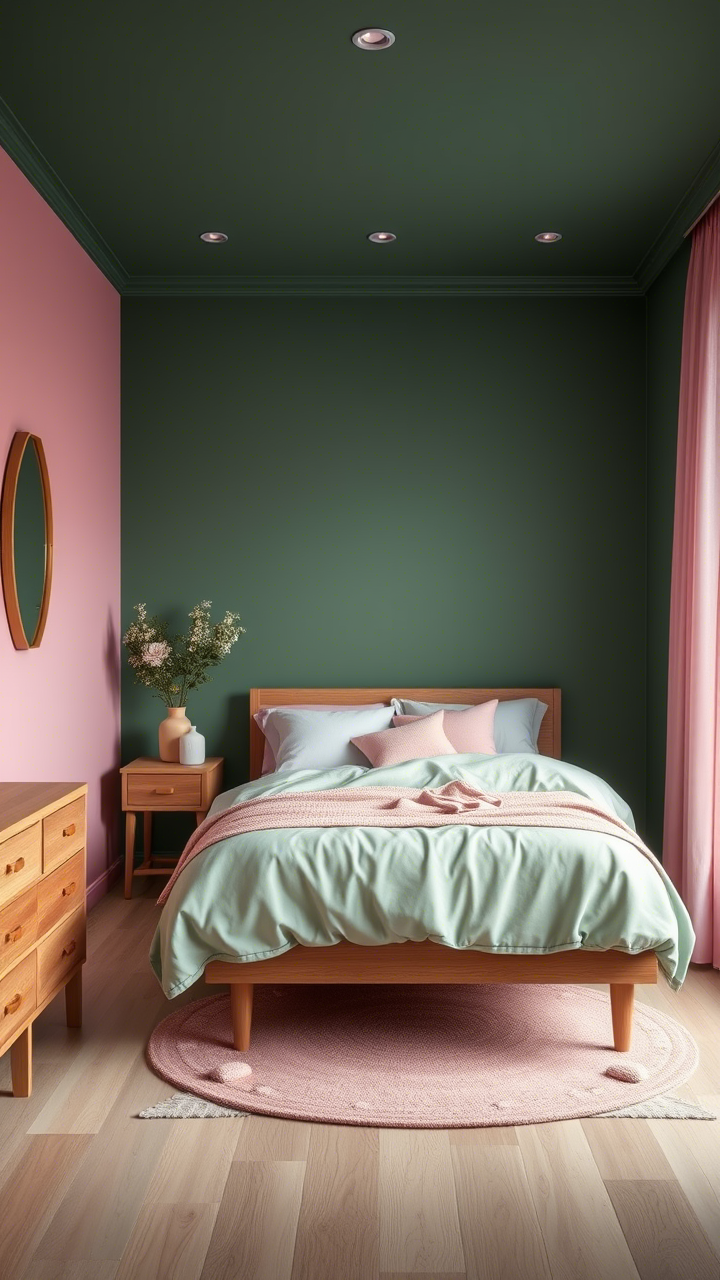 Use Color as a Unifying Element in small bedroom