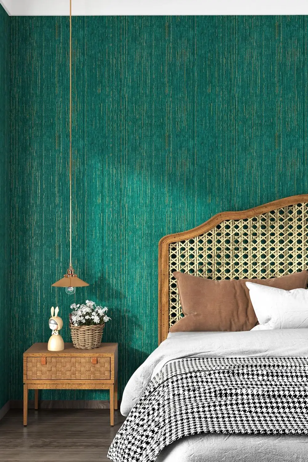 Nature-Inspired Green Boho Style Bedroom Ideas