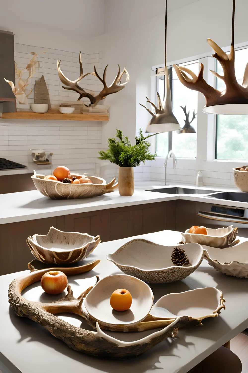 Decorative Antler Bowls or Trays