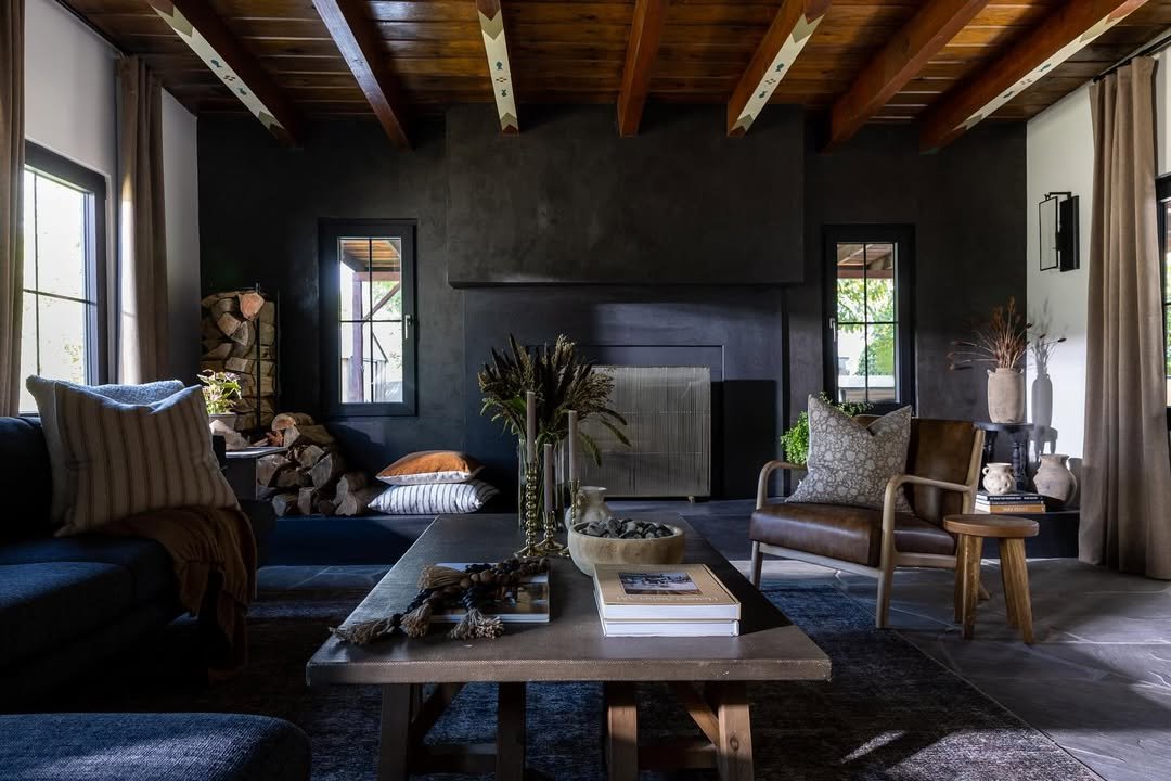 Black and Wood Combo for Warmth