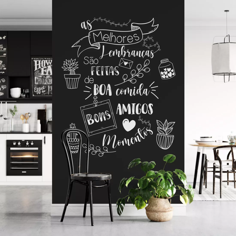 Chalkboard Black Wall for Interactive Spaces