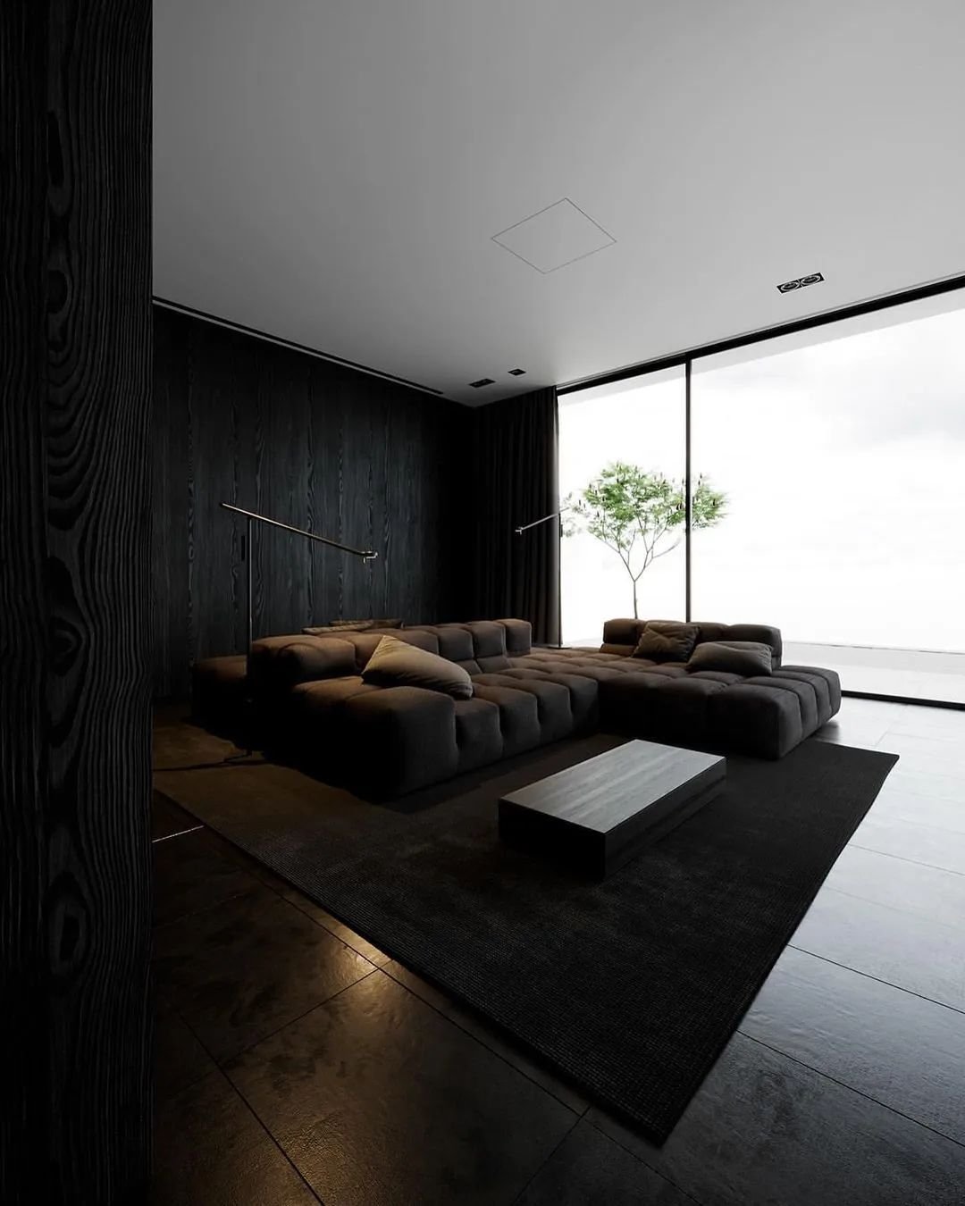 Monochromatic Black Room
