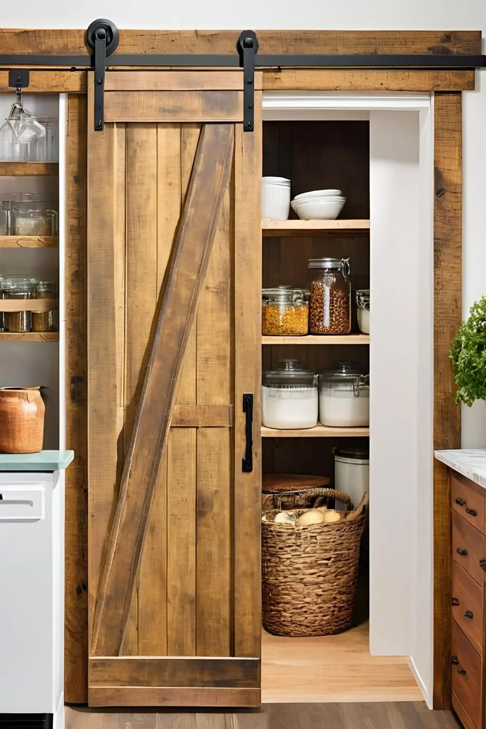 Sliding Barn Door Pantry