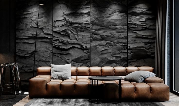 Textured Black Walls for Extra Dimension