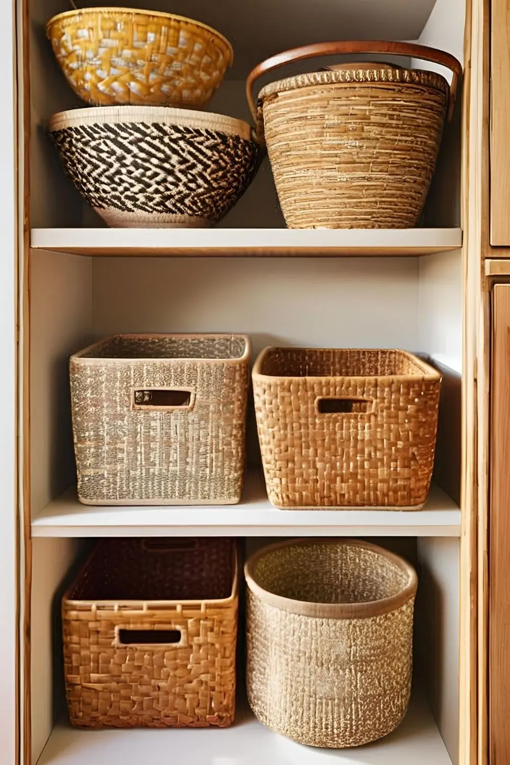 Woven Baskets and Storage Bins