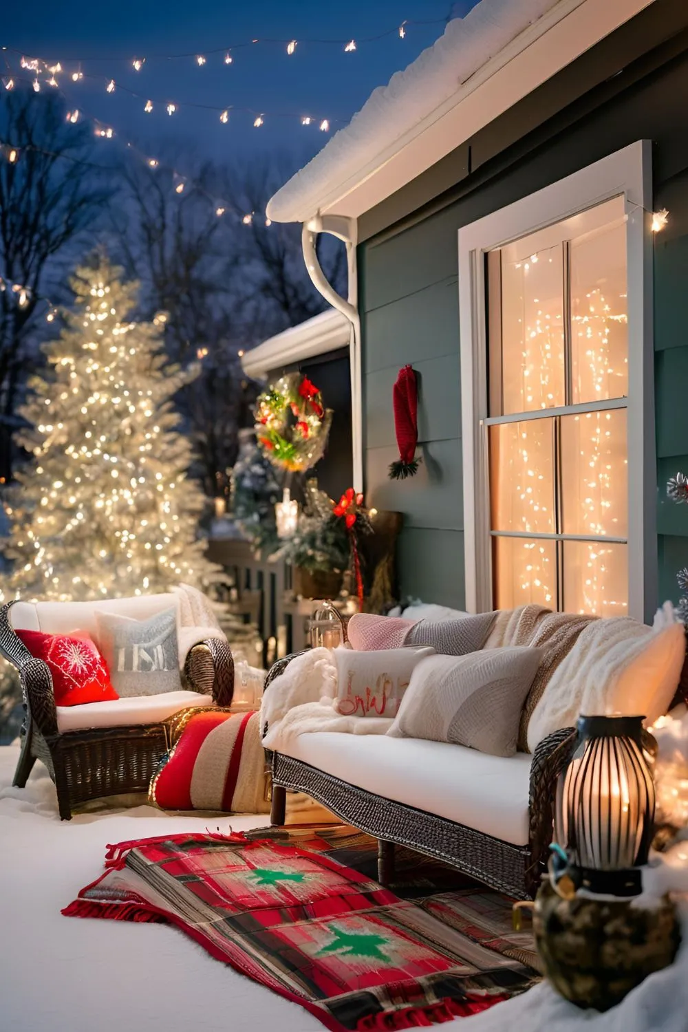 Winter Front Porch Decorations Ideas