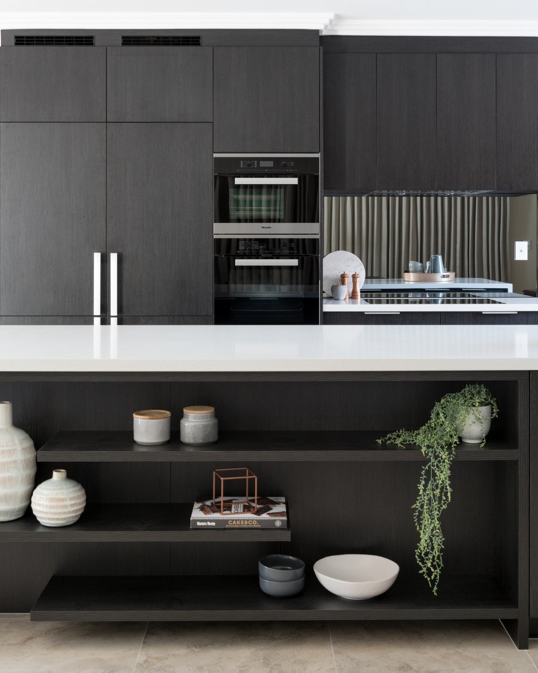 Charcoal Gray Color Kitchen 