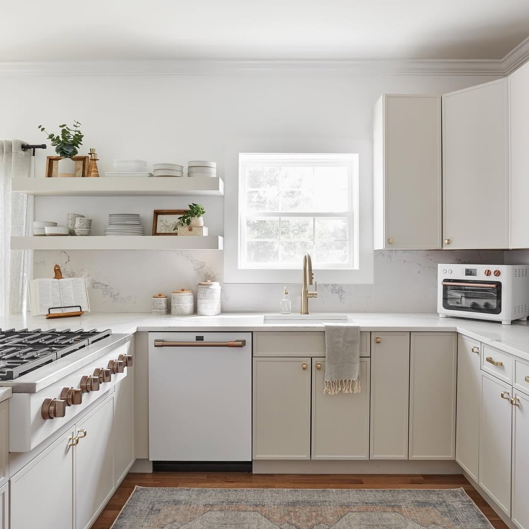 Classic White Color Kitchen