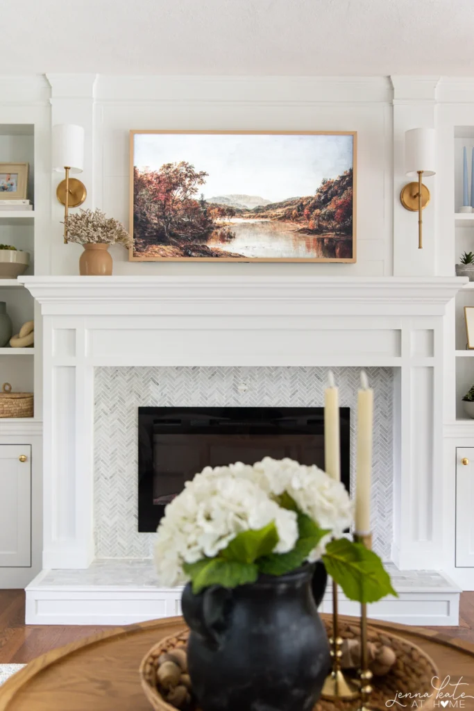 Seasonal Artwork Fall Mantel Décor