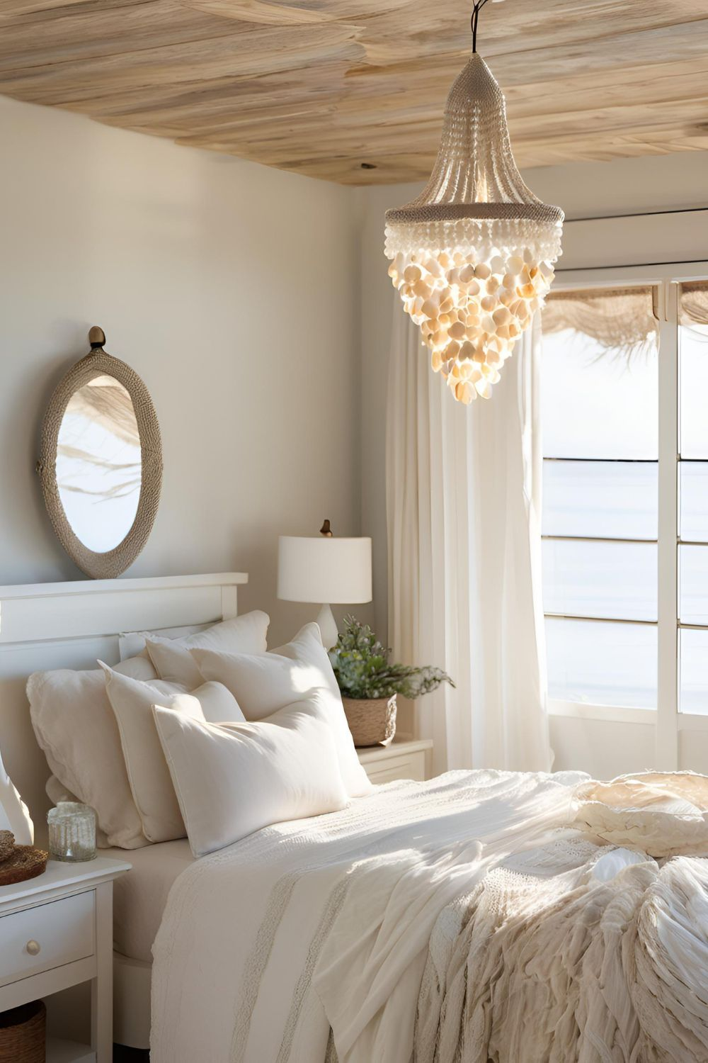 Statement Shell Chandelier