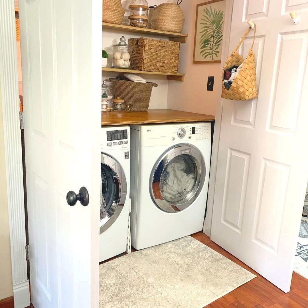 Smart Space-Saving Laundry Room