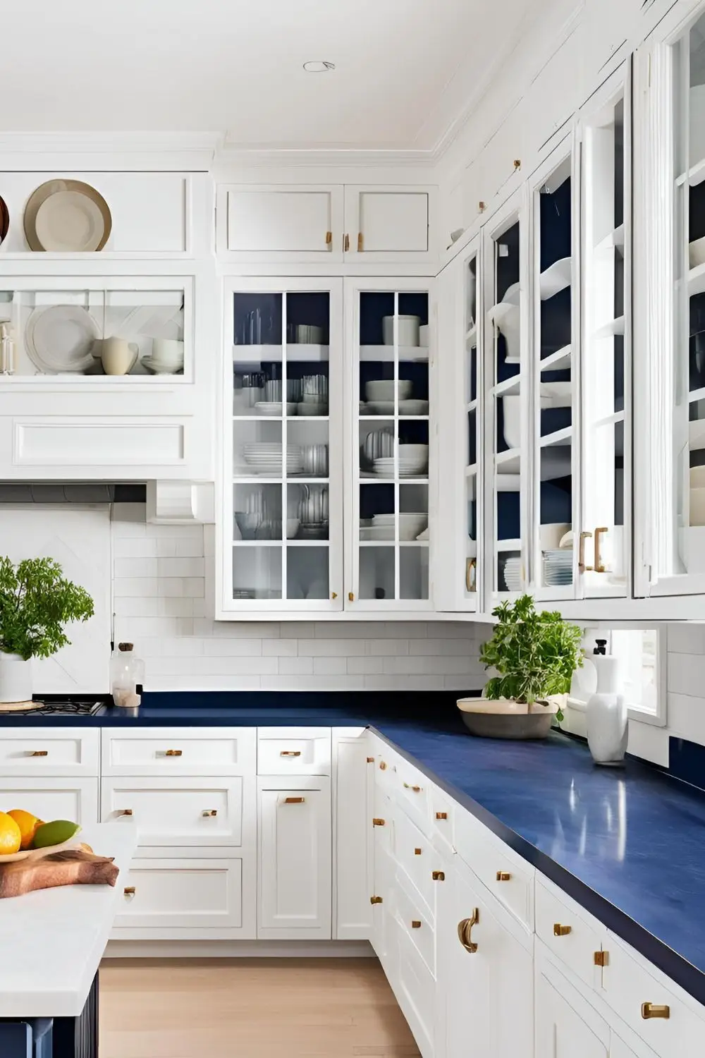 Classic White & Navy