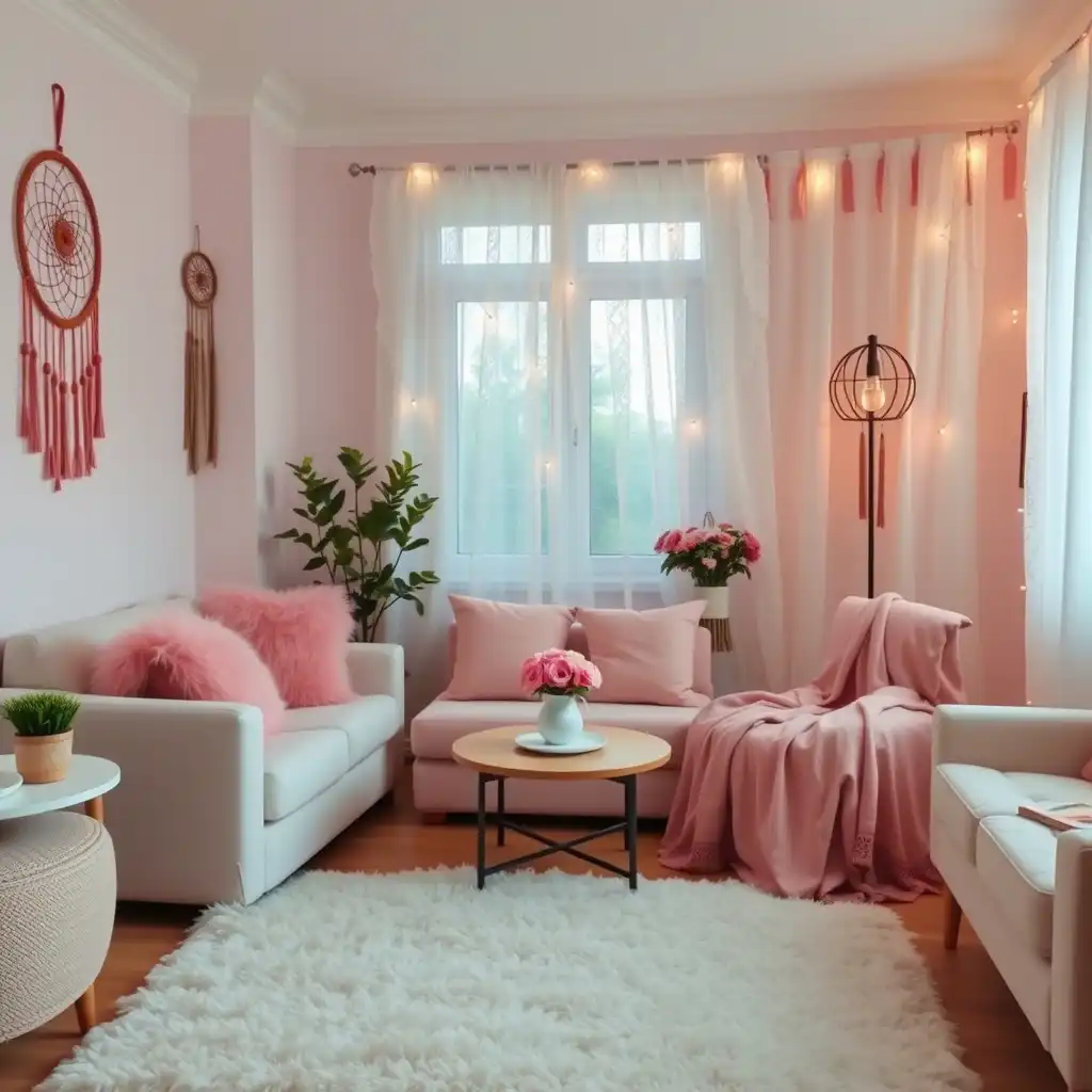 Girly Living Room Ideas