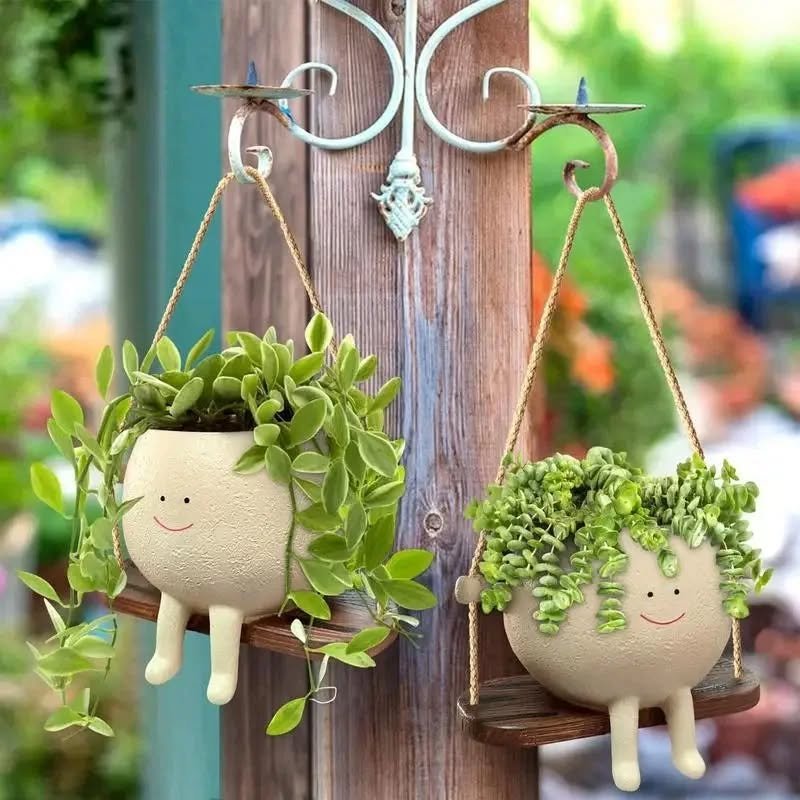 Indoor Plants in Cute Planters