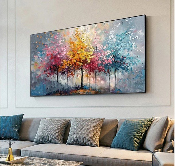 Oversized Artwork For Lounge Room