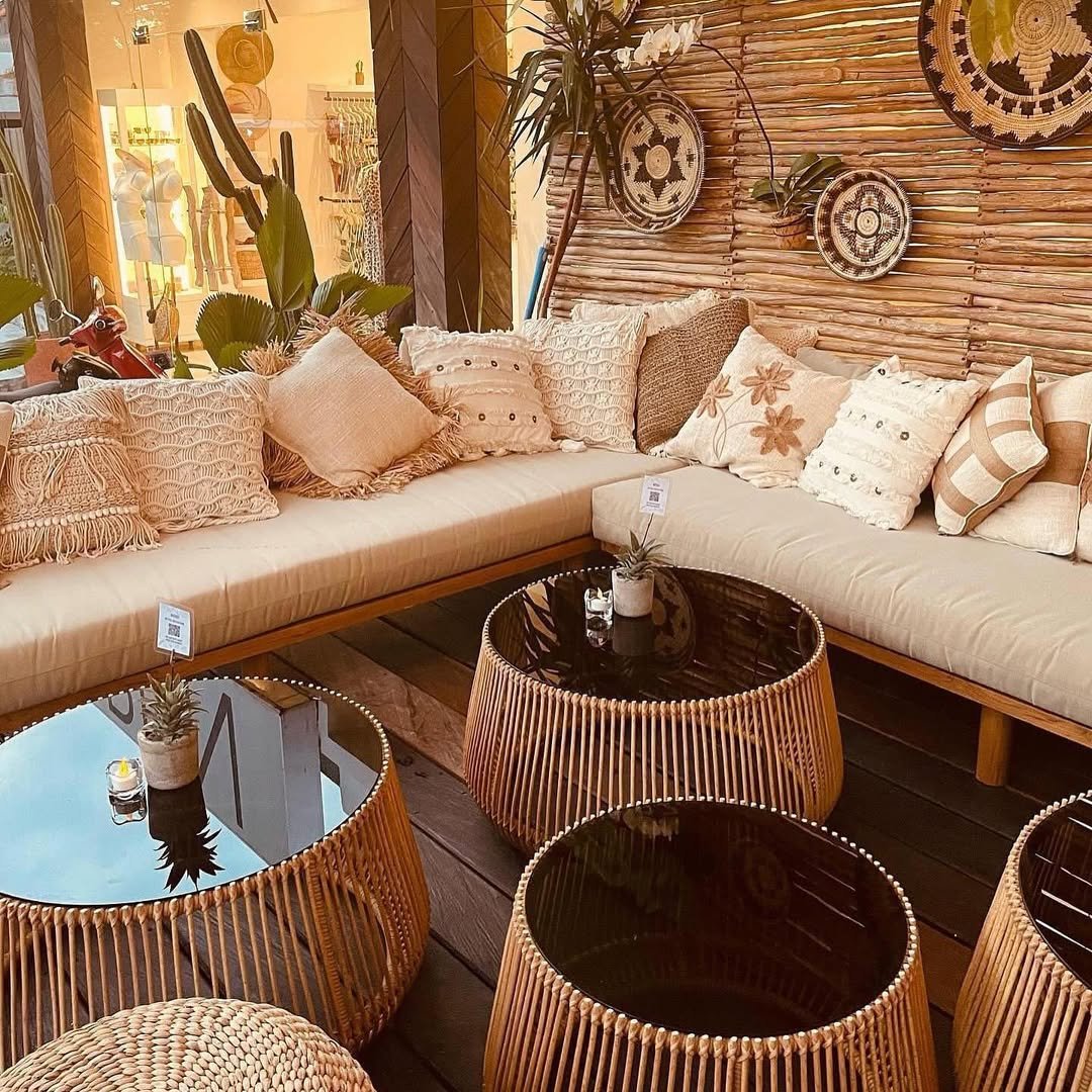 Start with a Neutral Base for Boho Living Room