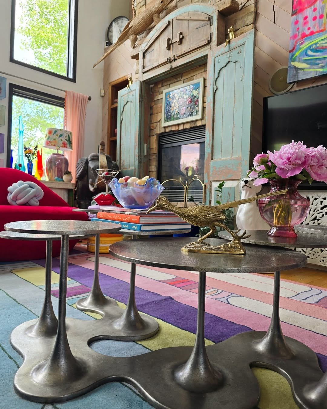 Artistic Soul Haven Eclectic Living Room