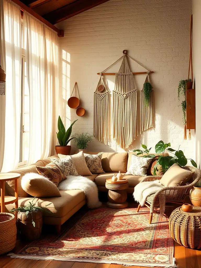 Boho sitting chair