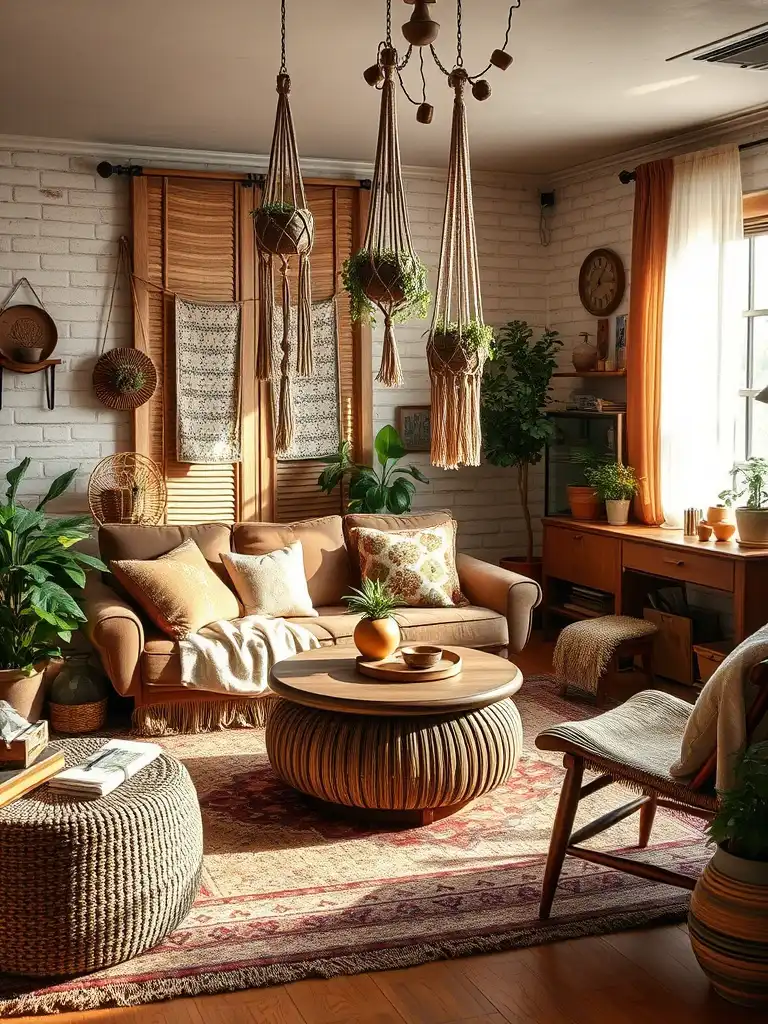 Boho Living Room Idea