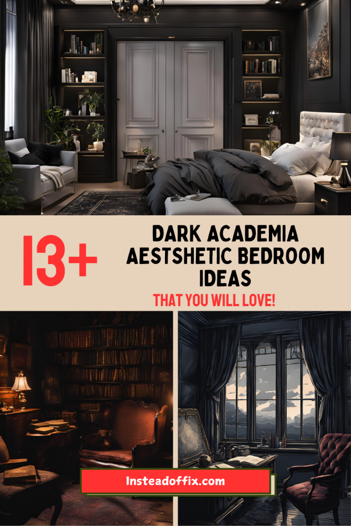13 Dark Academia Bedroom Ideas for a Cozy Aesthetic – DIY Home Decor ...