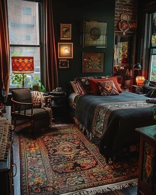 Dark Boho Bedroom Ideas