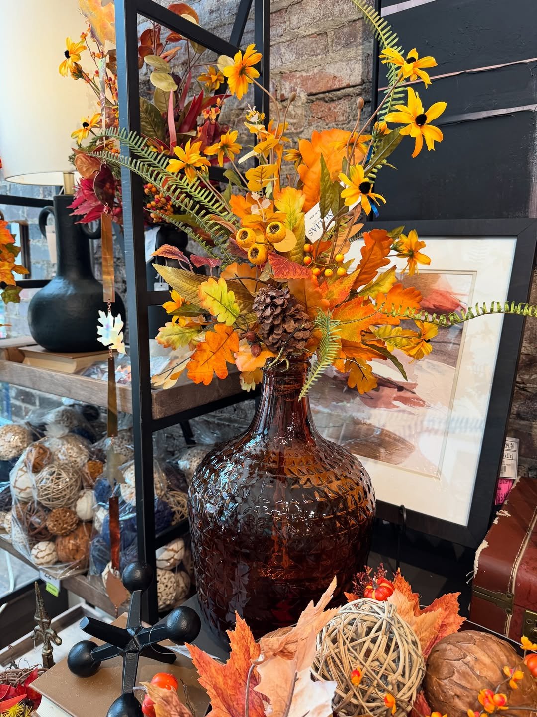 Fall Floral Arrangements Living Room