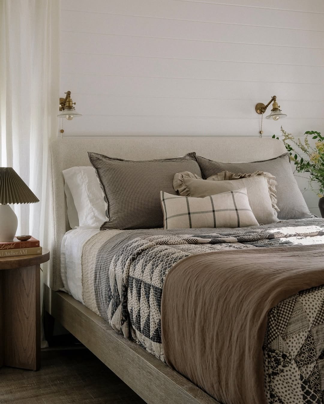 Layered Blankets for Extra Coziness Fall Living Room