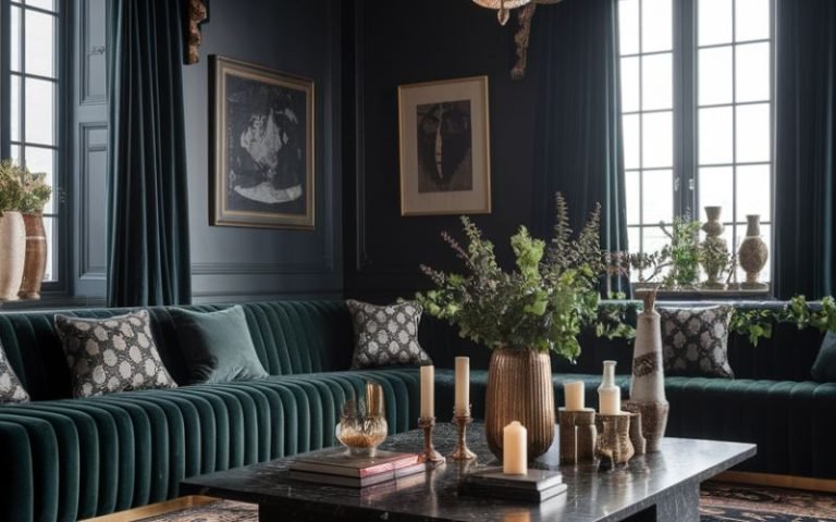 15 Luxurious Dark & Moody Living Room Design Ideas You’ll Love