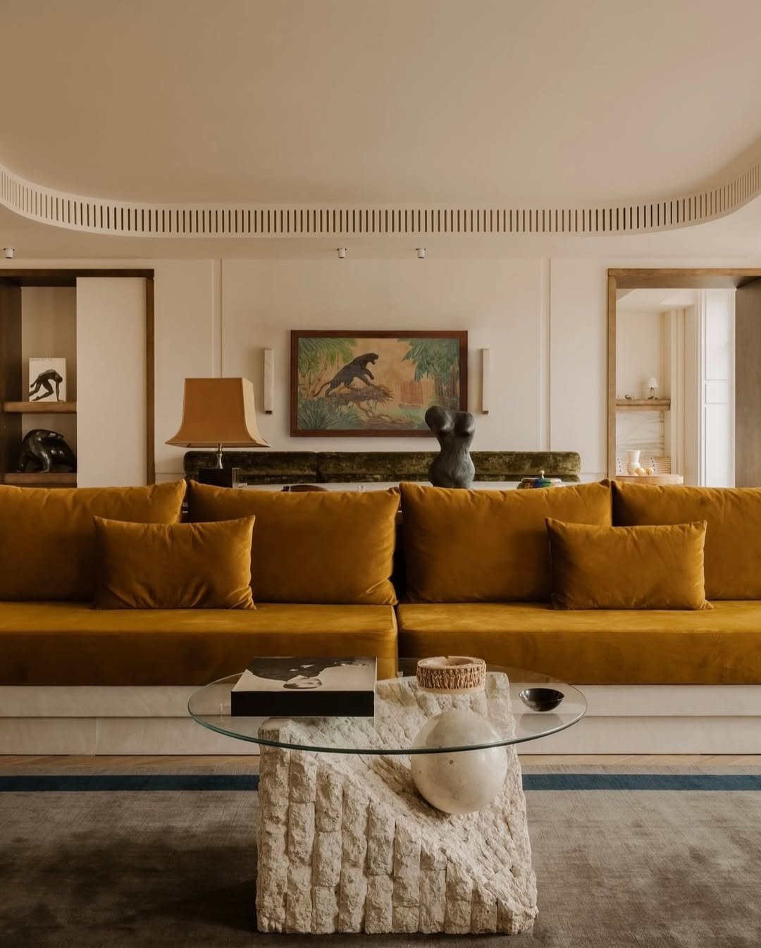 Velvet upholstery