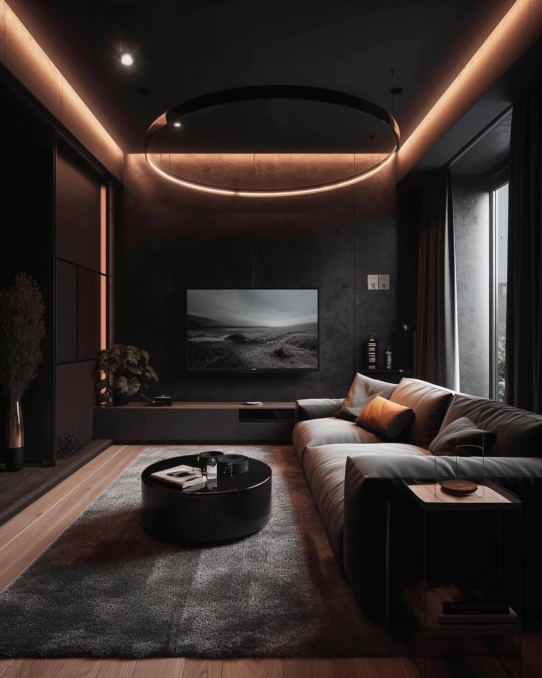 19+ Dark Living Room Ideas That Are Elegant & Designer Approved!