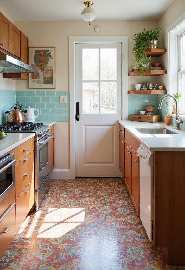Bright and Cheerful Linoleum