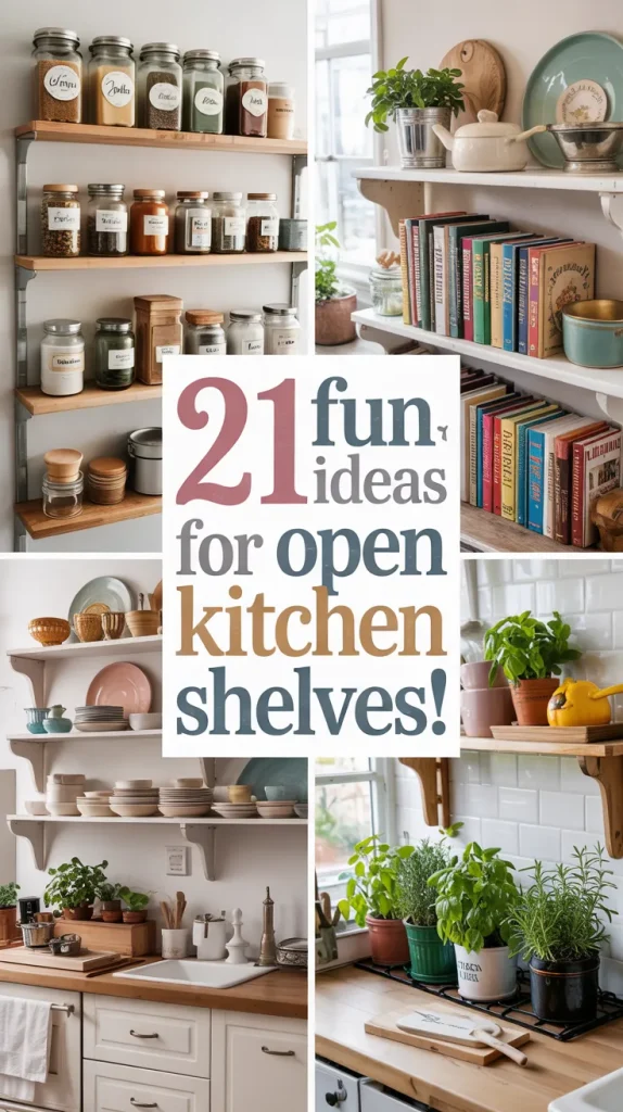 21+ Creative Open Kitchen Shelf Decor Ideas to Inspire Your Makeover