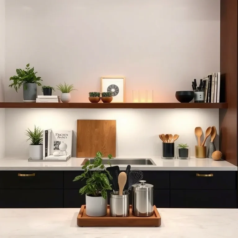 Stylish Ways to Decorate Kitchen Counters