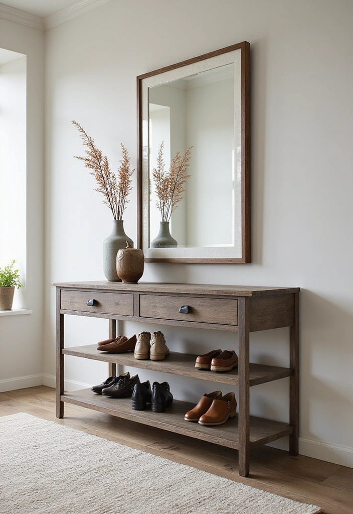 12 Space-Saving Floating Console Table Ideas That Will Transform Your Entryway! - 6. Multi-Functional Console Table