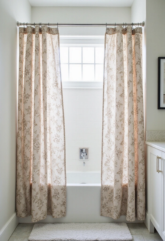 Consider a Shower Curtain Instead of a Door