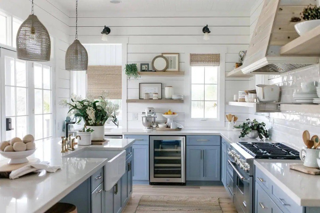 15 Coastal Kitchen Backsplash Ideas
