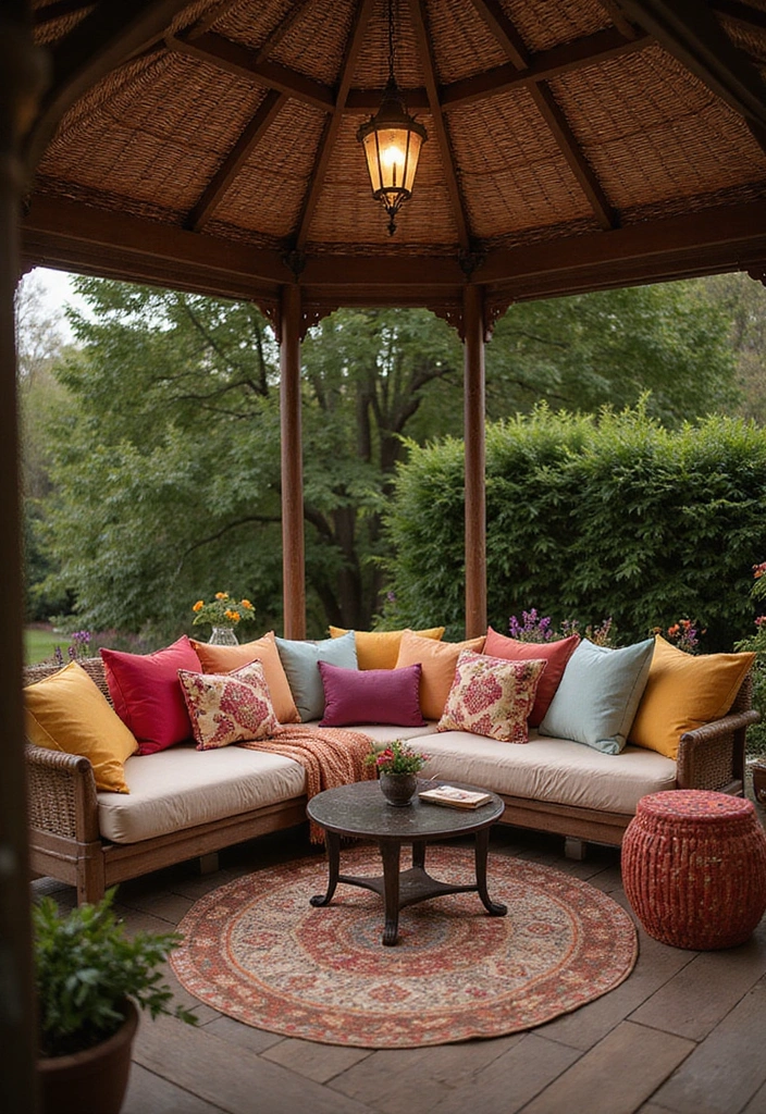 Cozy Seating Area with Cushions